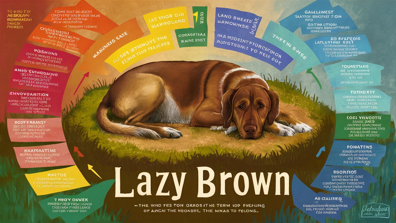 lazy brown