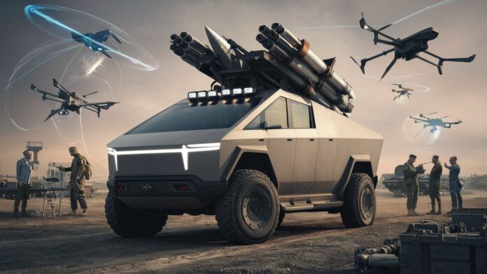 pentagon big tech tesla cybertruck